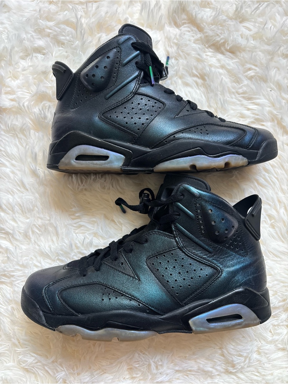 Nike Air Jordan 6 Retro All Star Chameleon Black Men’s 8 - Picture 2 of 7